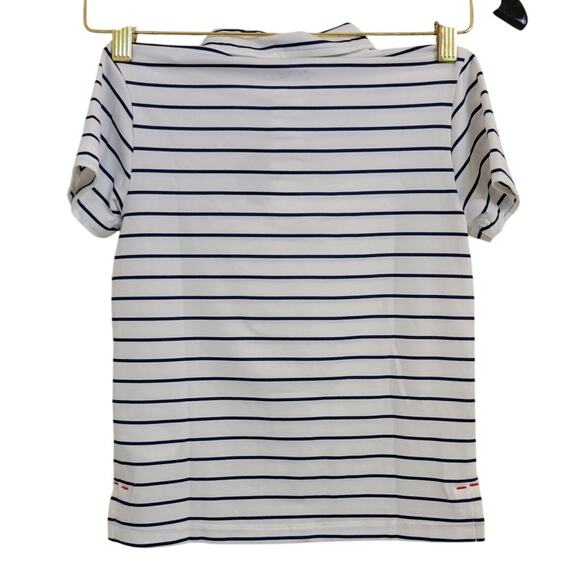 NWT J. Crew Boys Short Sleeve Striped Soft Collared Shirt 4/5 - Picture 4 of 5